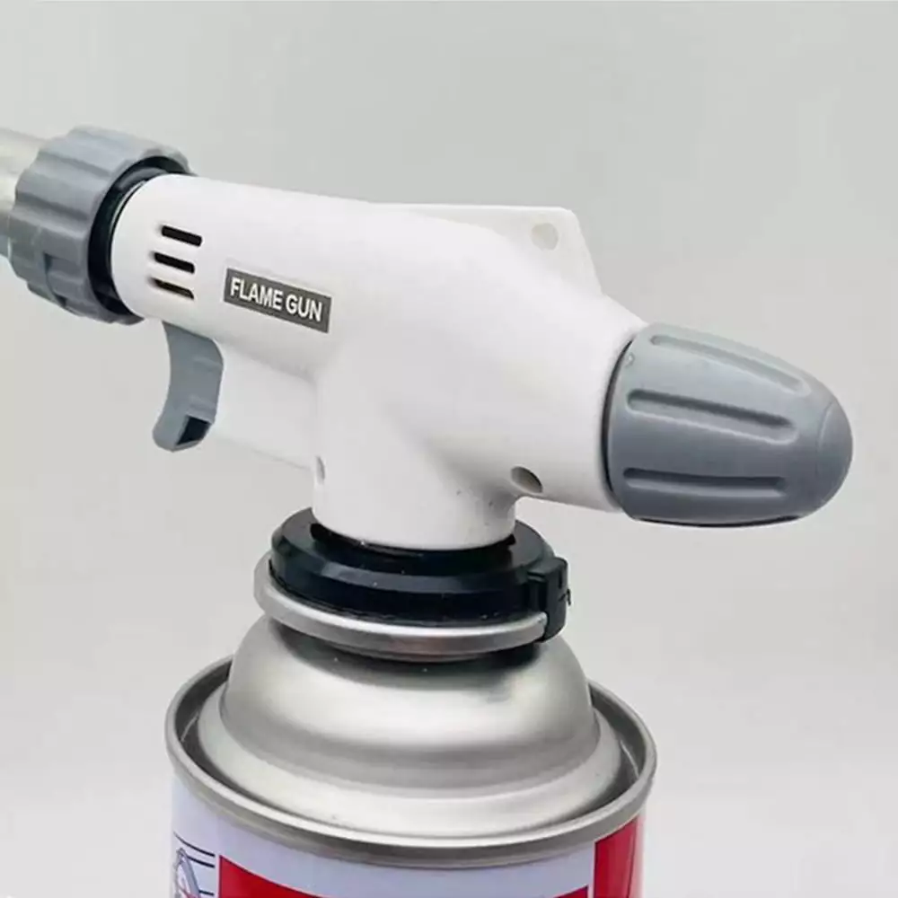 Butane Torch Kitchen Blow Lighter Adjustable Flame Creme Brulee BBQ Baking Jewelry Professional Use KLZO