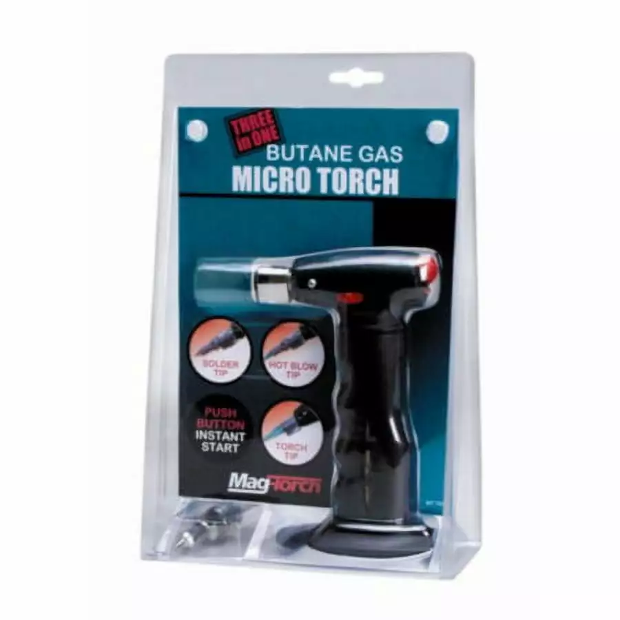 Magna 3--1 Table Top Refillable Butane Torch Kitchen and Crafting