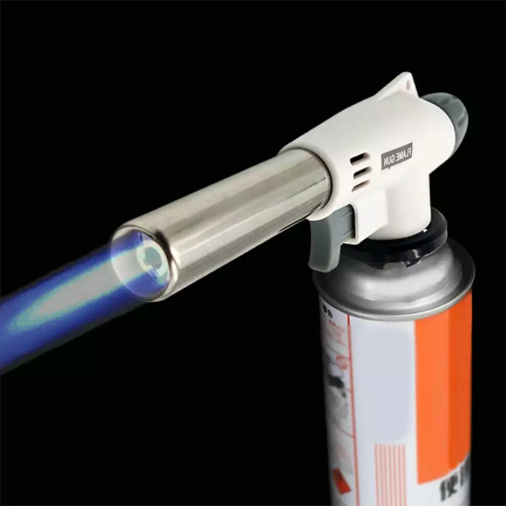 Professional Butane Torch Kitchen Blow Lighter Sous Vide Creme Brulee Baking BBQ Poseca