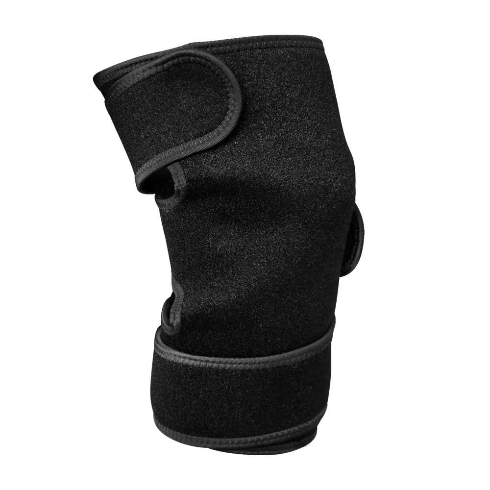 UTK Heated Knee Brace and Wrap Jade Stones and Far Infrared Rays Pain Relief Black