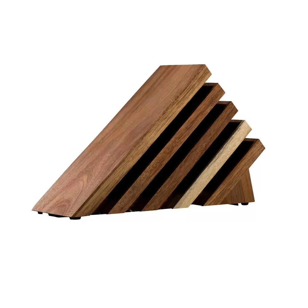 Messermeister NLB-12AC Magnetic Knife Storage Block Brown 12 Inch Knife Holder