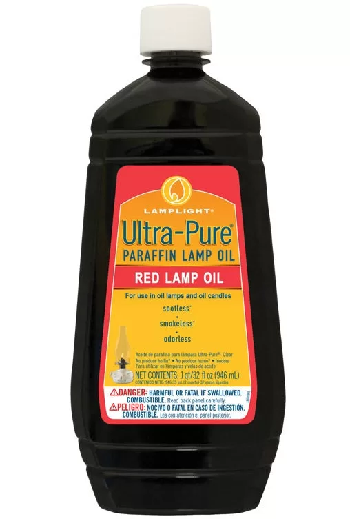 Lamplight 60012 Ultra-Pure Lamp Oil Red 32 Oz