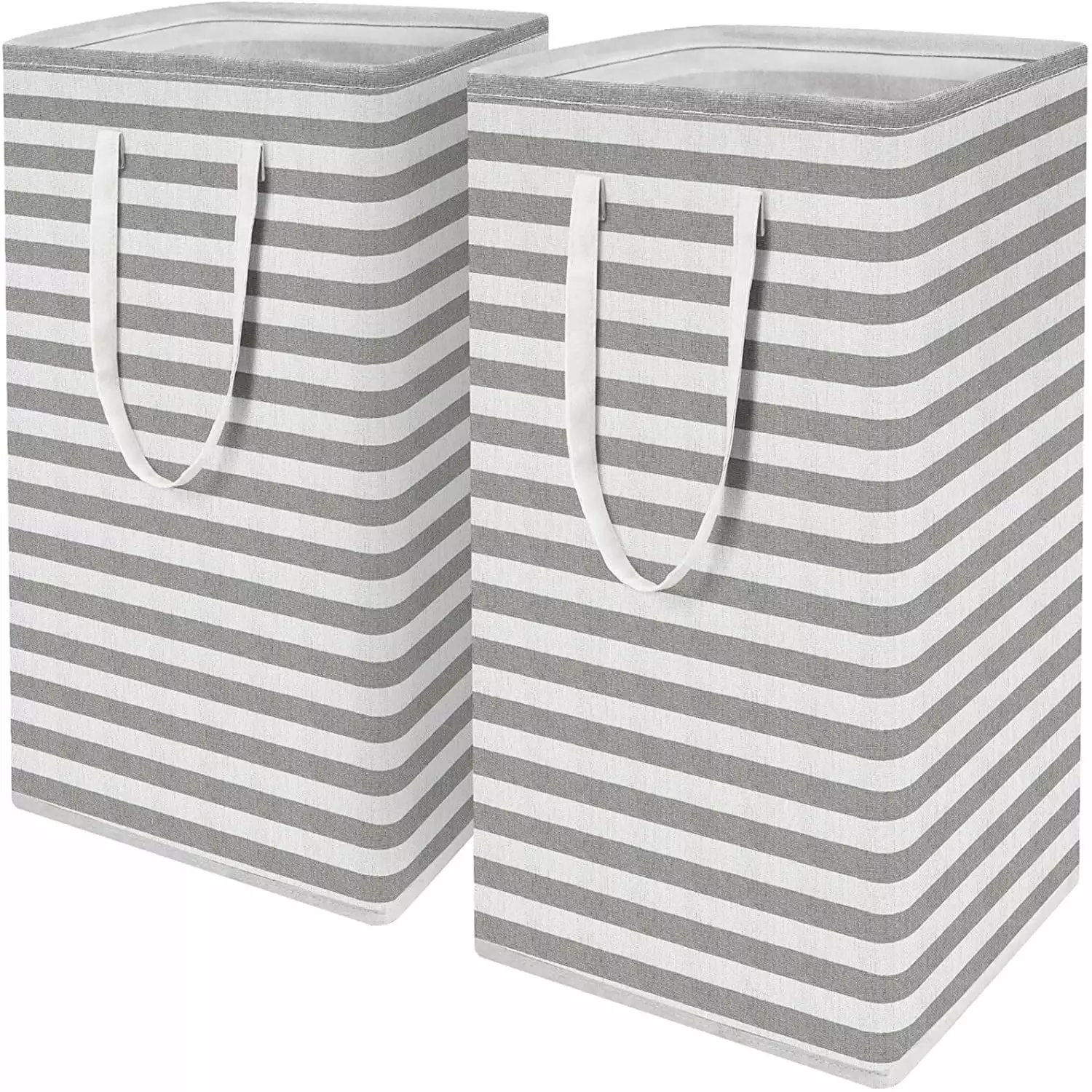 Kenome 2-Pack 75L Collapsible Waterproof Laundry Hamper Reinforced Handles Bedroom Bathroom Dorm