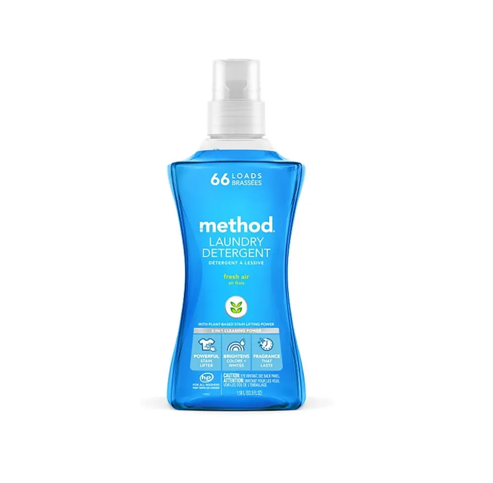 method 01868 Laundry Detergent 20 oz Plant-Based Concentrated High Efficiency Machines