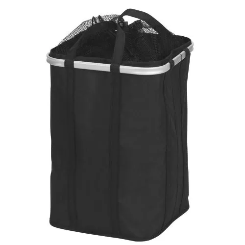 Household Essentials 2225 Krush Hamper Black Laundry Storage