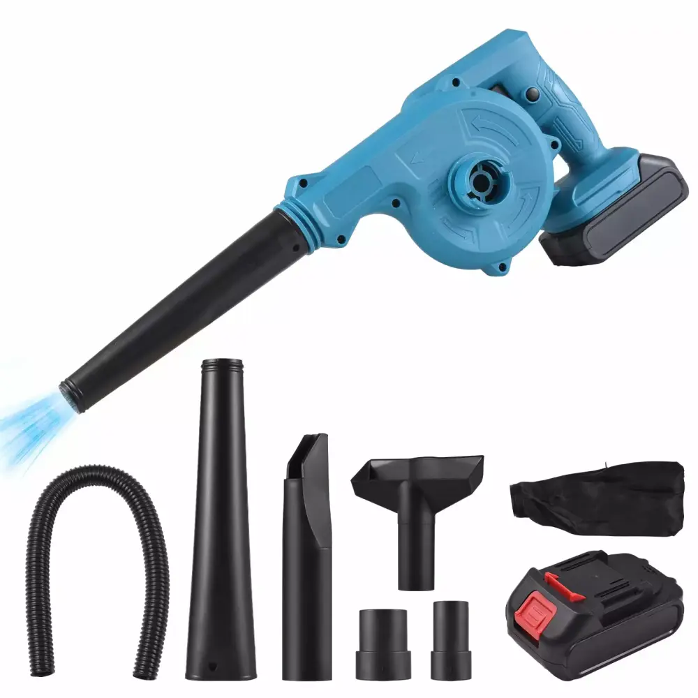 21V 2--1 Battery Powered Handheld Blower and Cleaner Lawn and Hair Battery Us