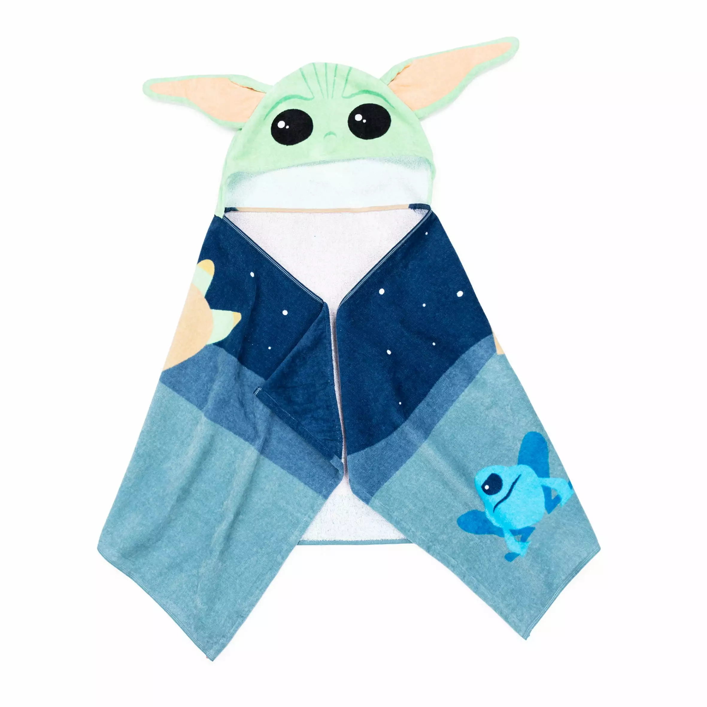 Baby Yoda Star Wars Kids Cotton Hooded Towel - Soft Mandalorian Bath & Swim Towel Toddlers