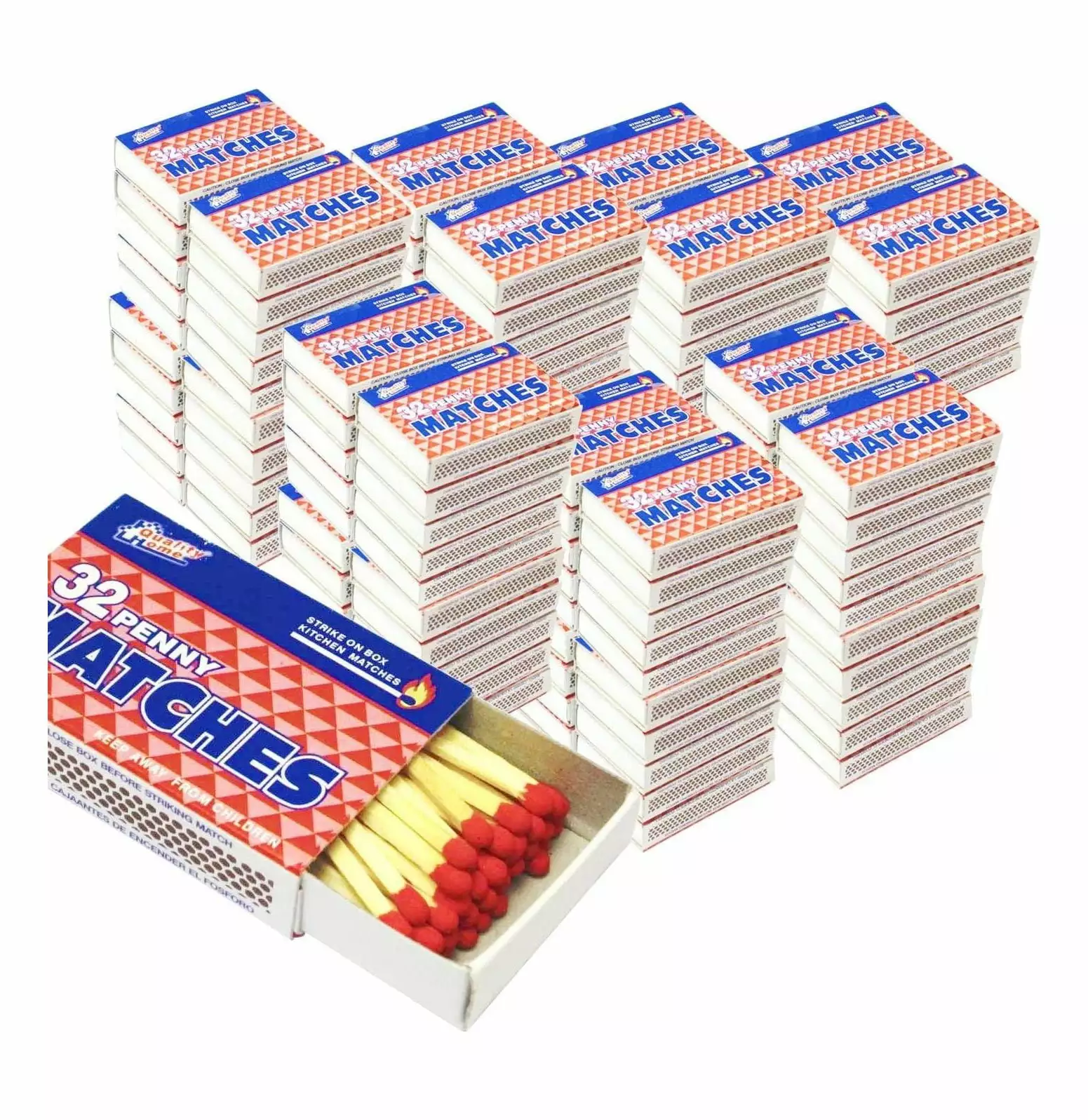 200 Packs Matches 32 Count Strike on Box Kitchen Camping Fire Starter Lighter Outdoor Survival Cintbllter