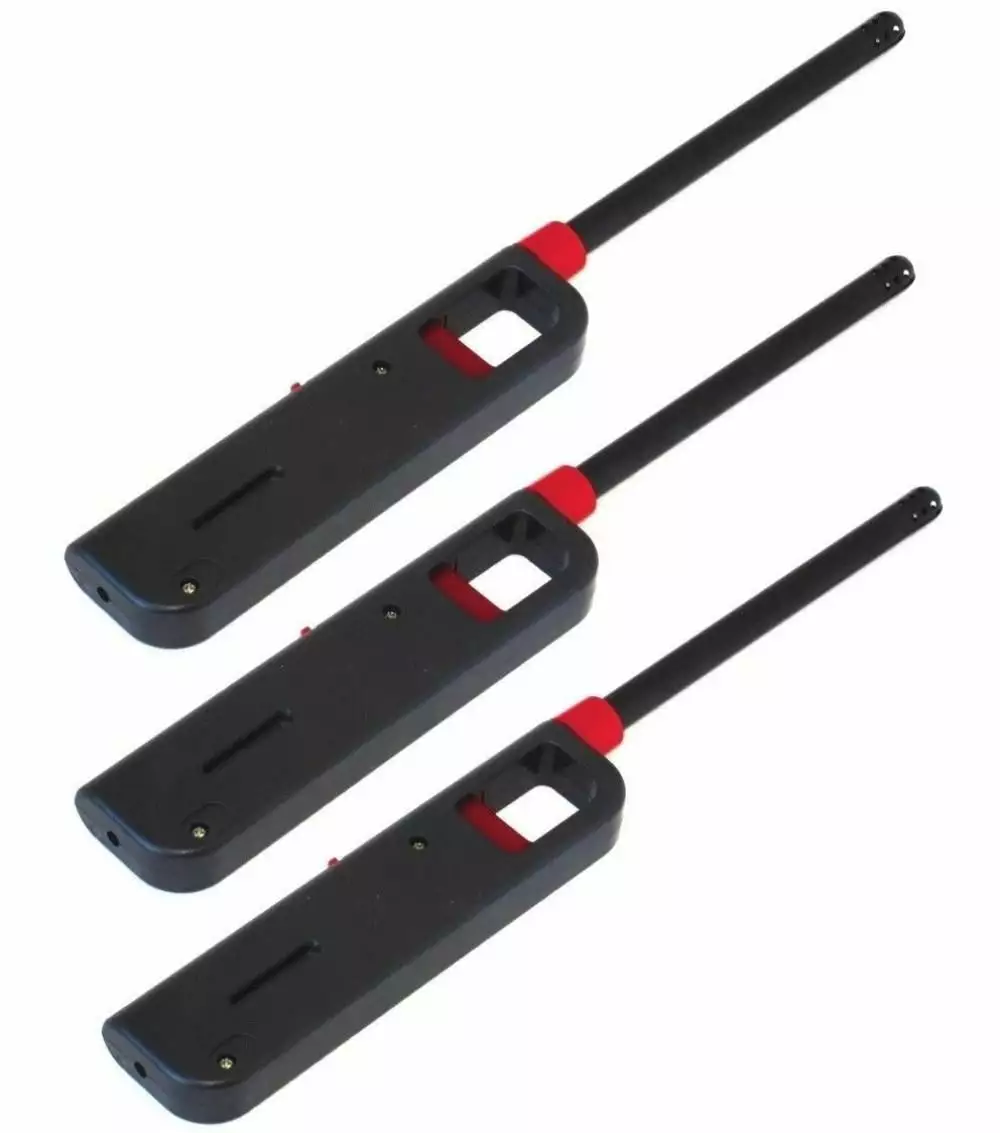 3 Pack Gas Lighters 11 Butane Stove Kitchen Fireplace BBQ Grill Utility Lighter KITCHEN TOOLS