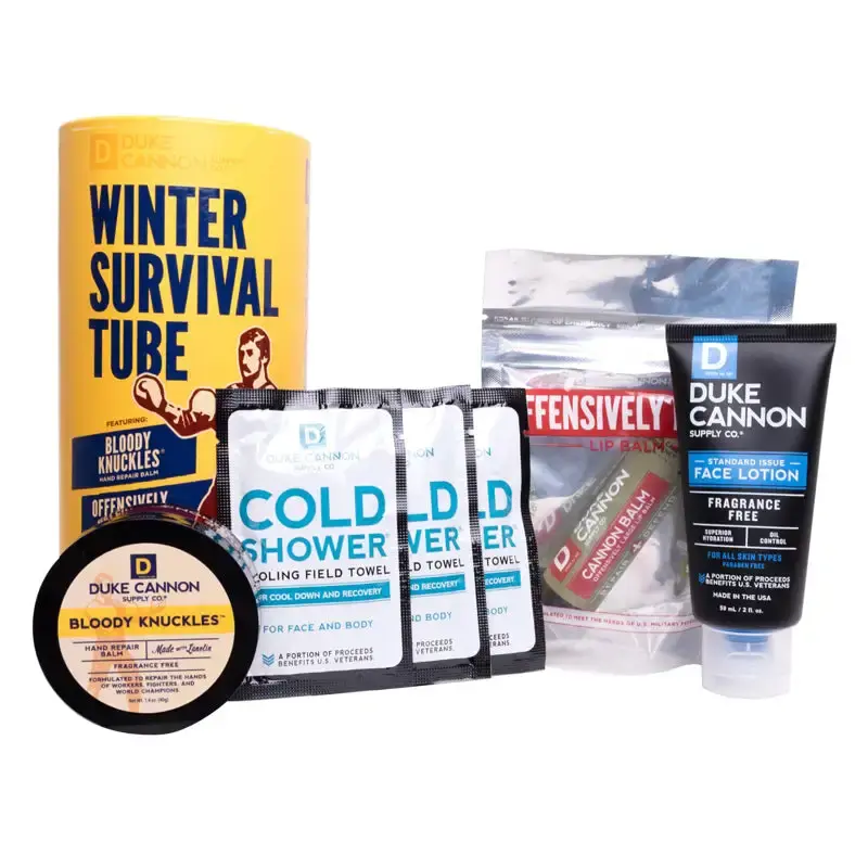 Duke Cannon Winter Survival Tube 7 Pack (Pack 6) Cold Weather Care