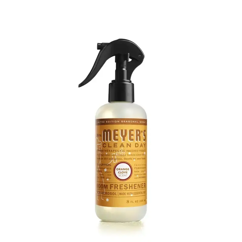 Mrs. Meyer's Clean Day Orange Clove Scent Air Freshener 8 oz Liquid Pack 6 Home Fragrance