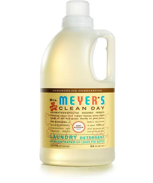 Mrs. Meyer's Clean Day 17511 Baby Blossom Laundry Detergent Liquid 64 Oz Mrs Meyers Clean Day