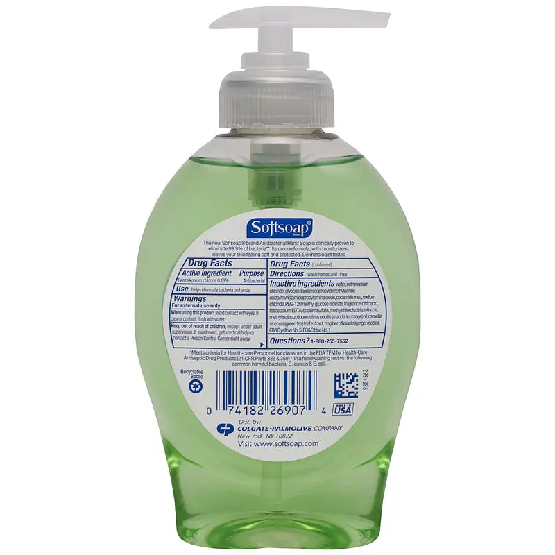 Softsoap 126907 Antibacterial Liquid Hand Soap Fresh Citrus 5.5 oz