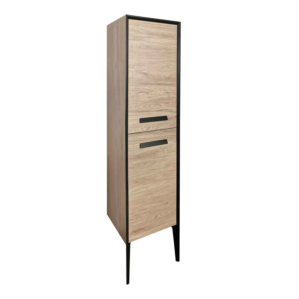 Sand Color Wall Mounted Flax Cabinet, 16''