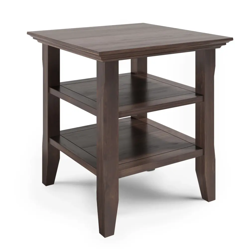 Acadian - End Table - Thermal Walnut Brown