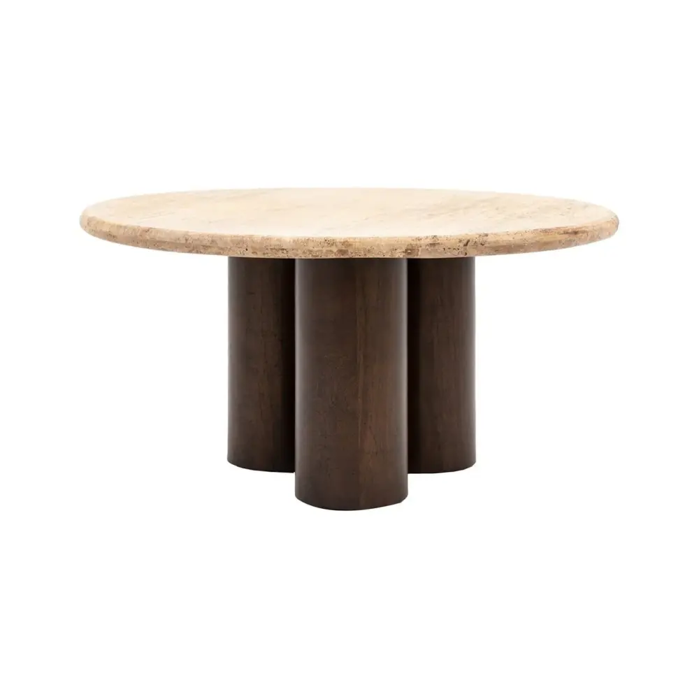 Aldridge Coffee Table - Travertine Top