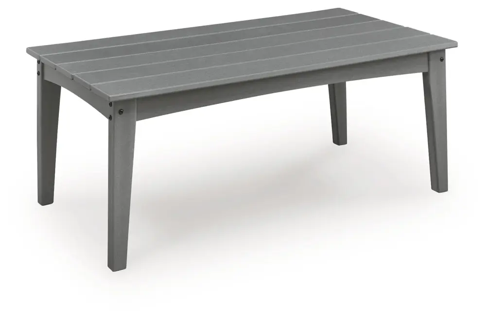 Cove Beach - Rectangular Cocktail Table - Graphite