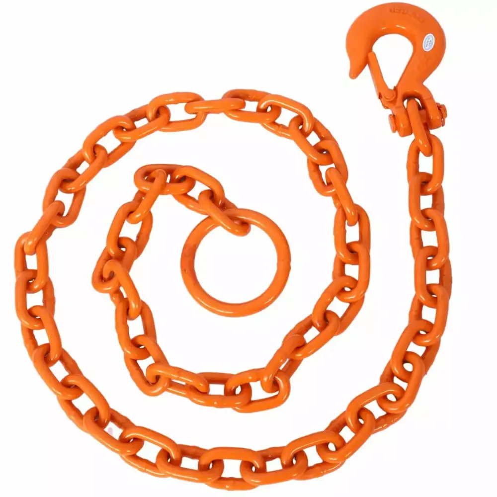 Heavy Duty 6ft Log Grubber Tugger Chain Strong and Sturdy Logging Chain Tree Removal Forestry Work