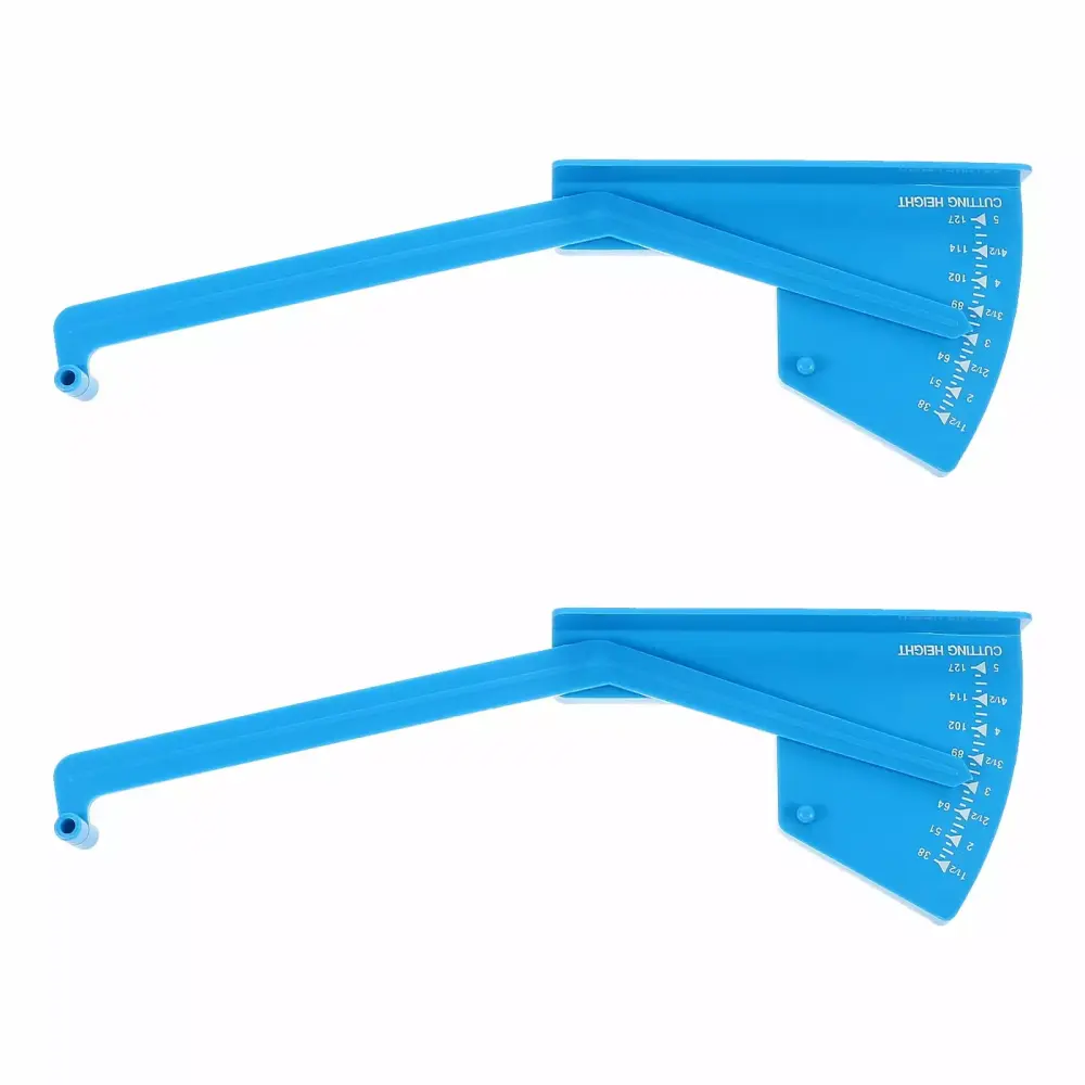 2 Pcs Deck Level Gauges Lawn Mower Measuring Ruler Lawn Grooming and Maintenance 32