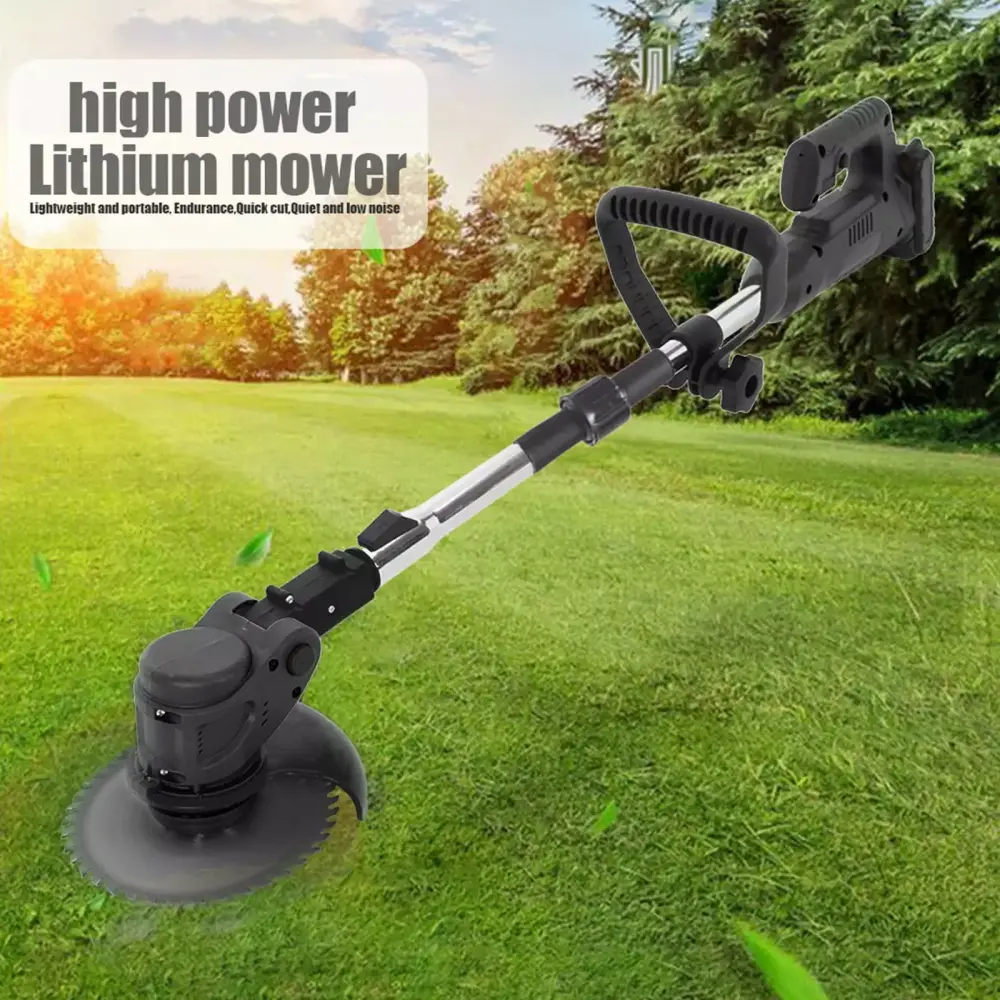 Bilqis Foldable String Grass Trimmer Weed Eater - Portable Lawn Care Tool Without 24V Battery 56