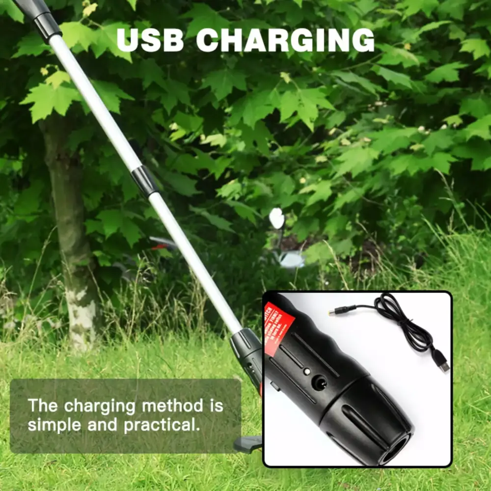 Travel-Friendly Garden Grass Trimmer - Portable Lawn Mower Cropping Field Grass and Weeds