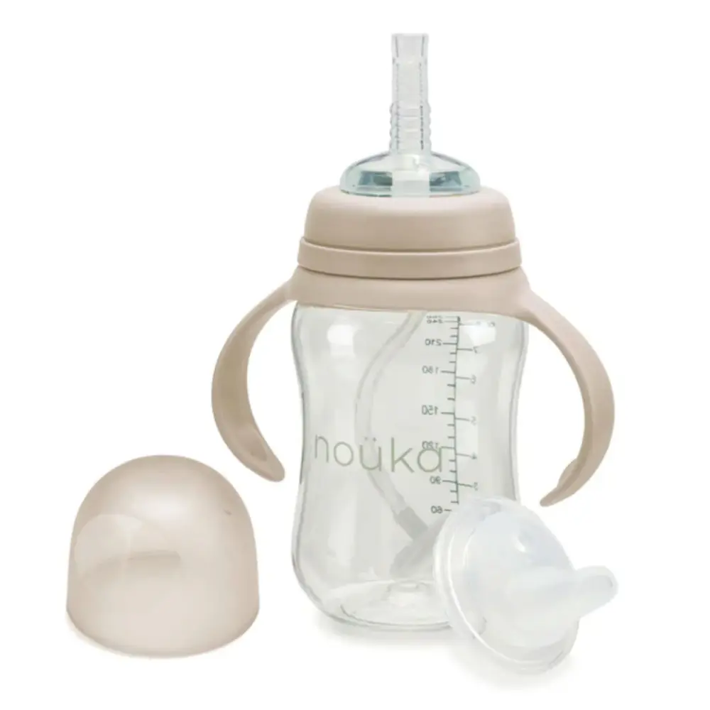Transitional Sippy/Weighted Straw Cup - Cushiony Sand
