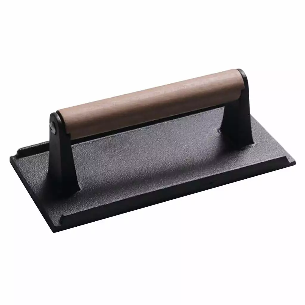 Cast Press Grill Accessories 1.2kg Meat Press Best Removing Unwanted Paninis & Sandwiches Hamburgers And Steaks Tongina