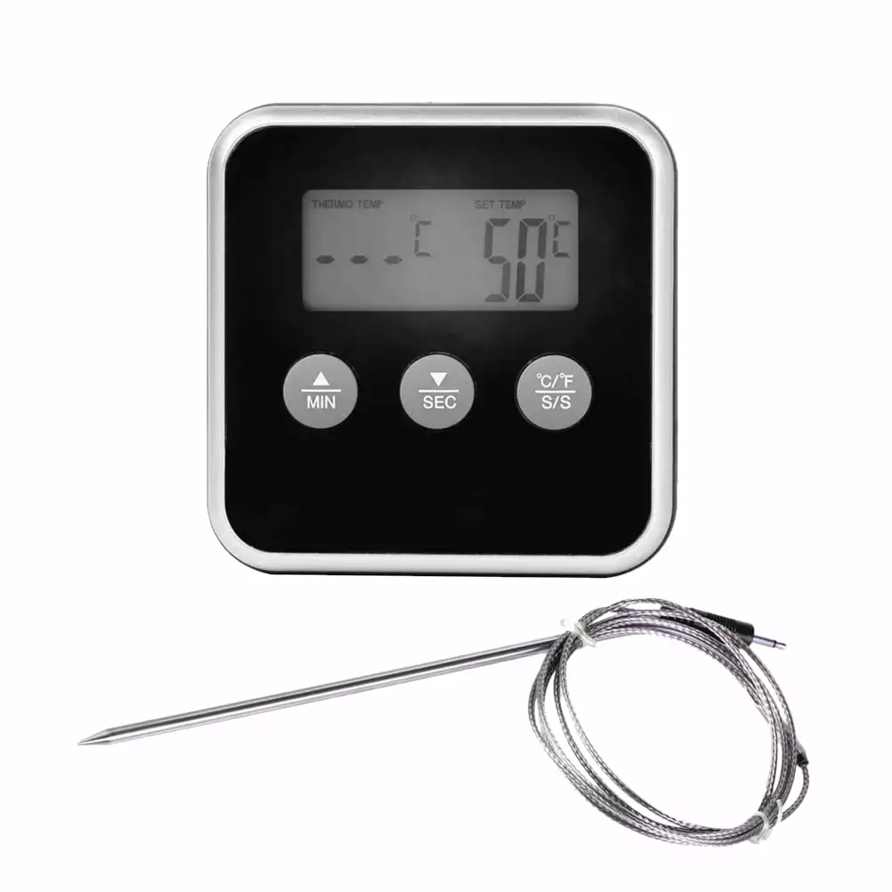 Digital Thermometer Bbq Temperature Gauge Cooking Meat Oven Kitchen Tool Multifunction Eease