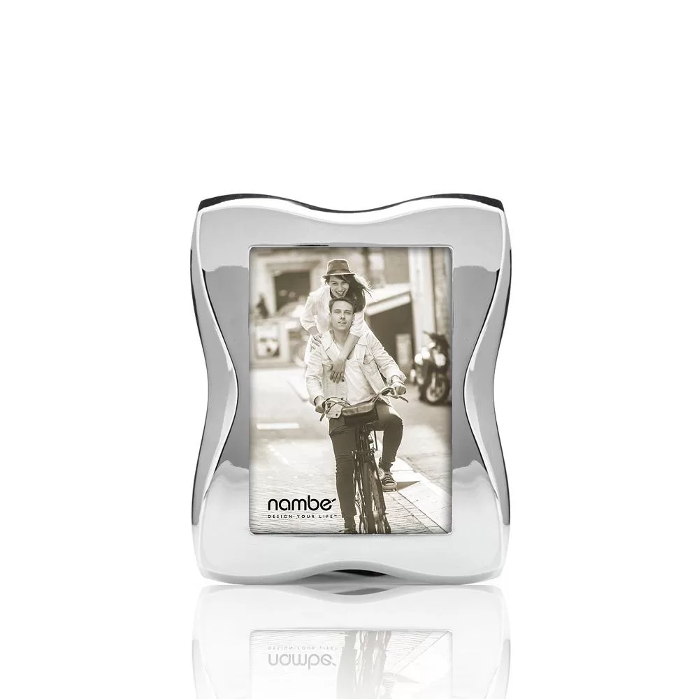 Nambe Bella Metal Picture Frame 4x6 Modern Home Décor