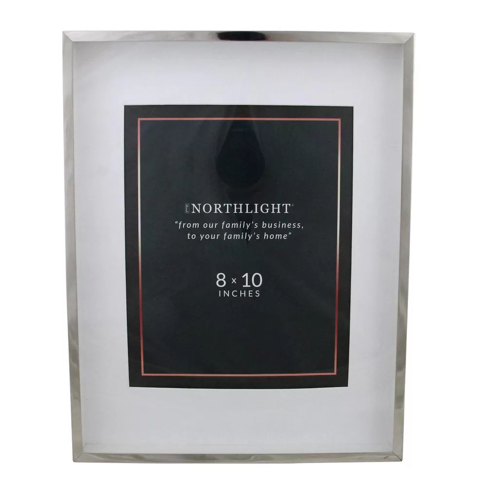 Northlight 8x10 Silver Picture Frame Classic Home Decor