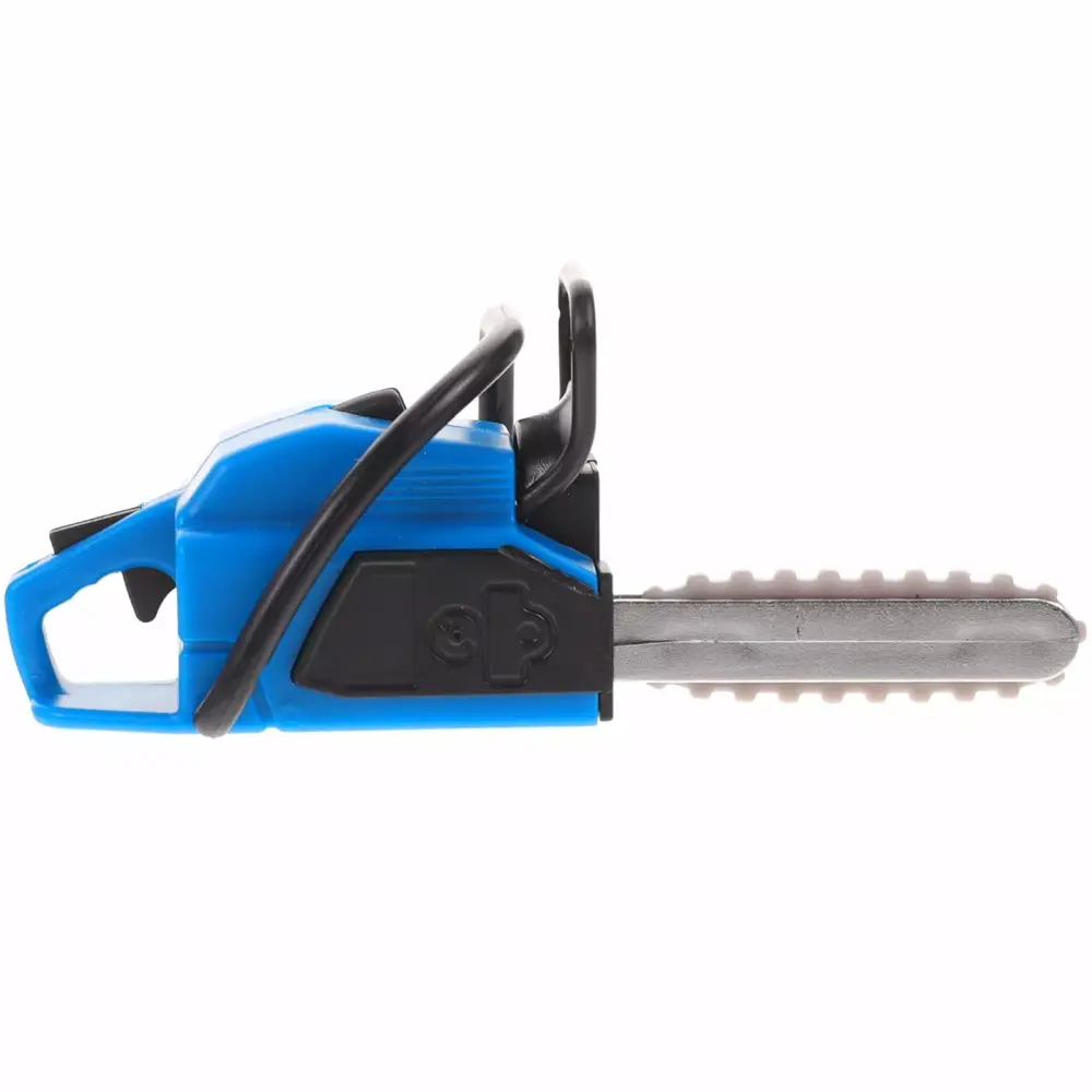 2pcs Miniature Chainsaw Model Adornment Mini Garden Chainsaw Prop Tiny Chainsaw