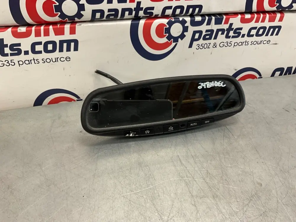 2005 Nissan Z33 350Z Home Link Rear View Mirror Auto Soft OEM 24BHQEC