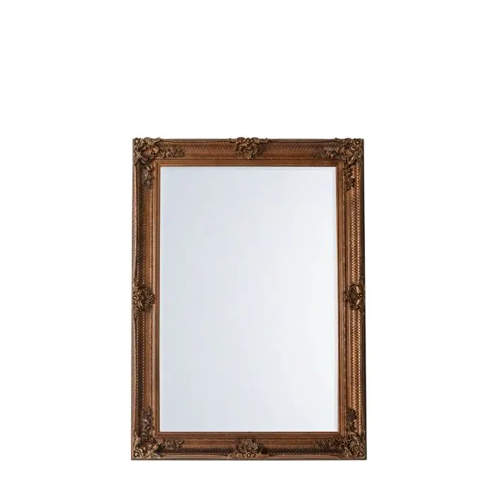 Abbey Rectangle Mirror - Golden
