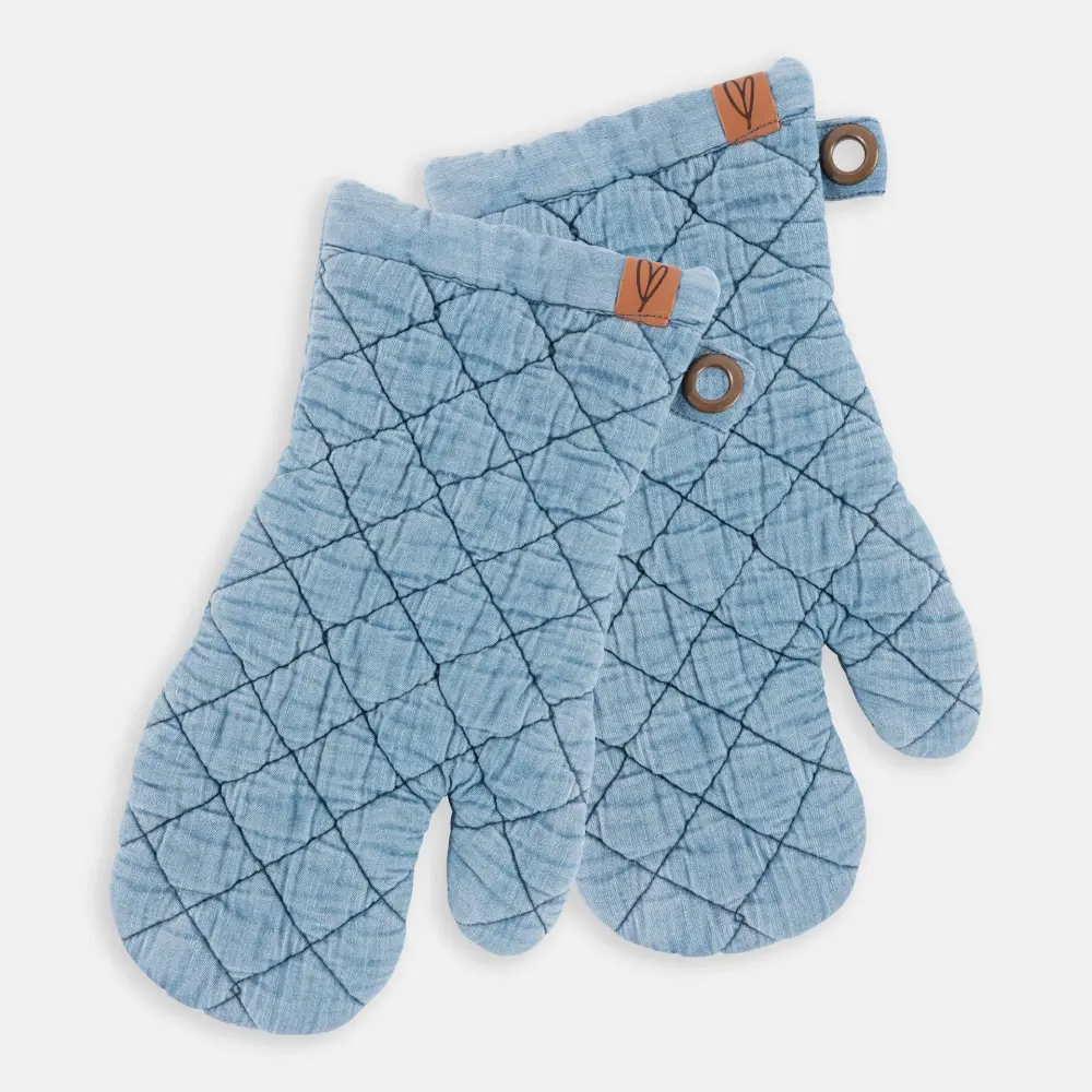 Found Object Ayesha Curry - Denim Oven Mitt - Place 2