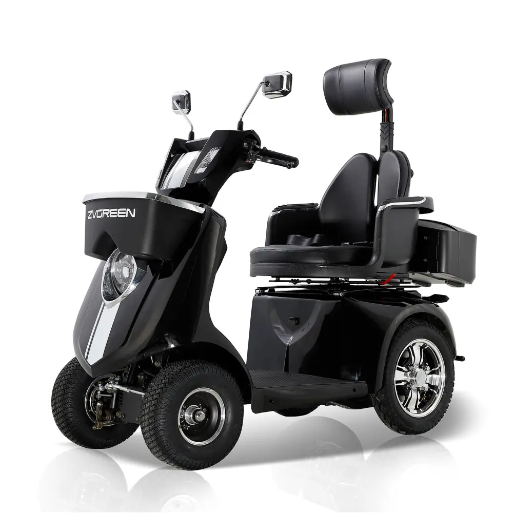 Fastest Four Wheel Mobility Scooter Adults & Seniors Red 80 rnb