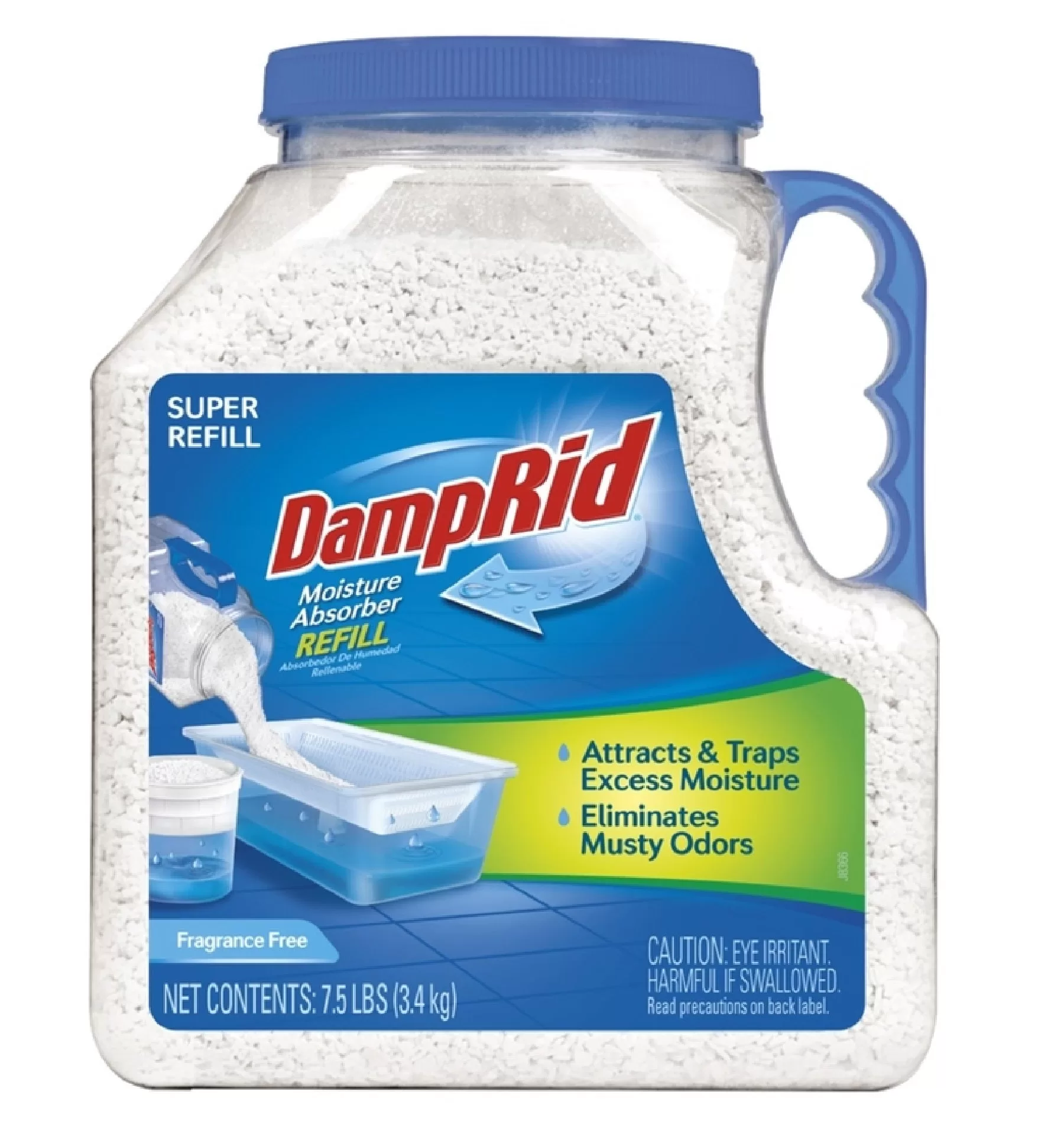 Damp Rid FG37 Moisture Absorber Refill 7.5 Lb Closets and Basements