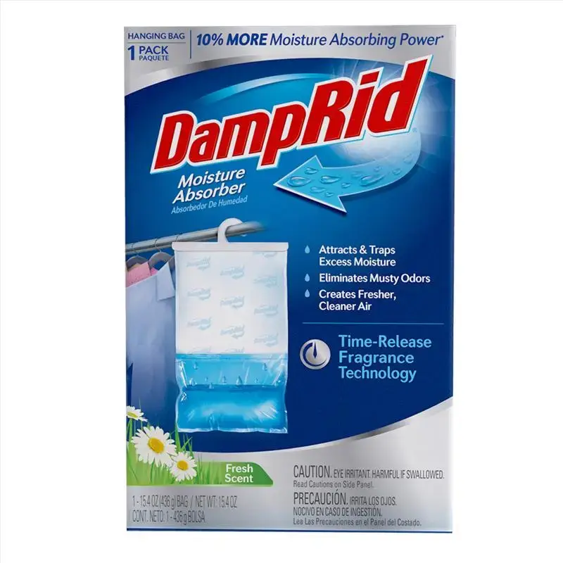 DampRid Hanging Moisture Absorber Fresh Scent 15.4 oz Pack 6 Closets