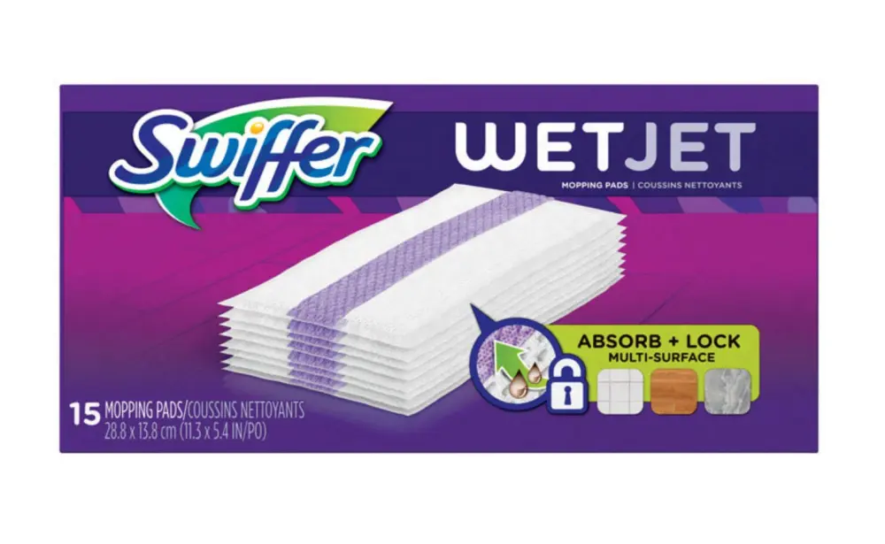 Swiffer Wet Jet Mop Pads 15 Count Floor Cleaning Refills