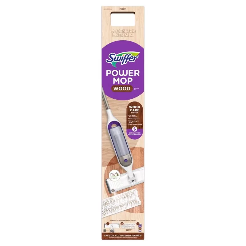 Swiffer 07255 Power Mop Dry Wet Spray Mop Kit 14.5 Inches
