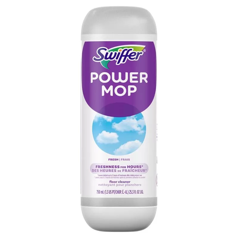 Swiffer Power Mop Multi Surface Floor Cleaner Fresh Scent 25.3 oz