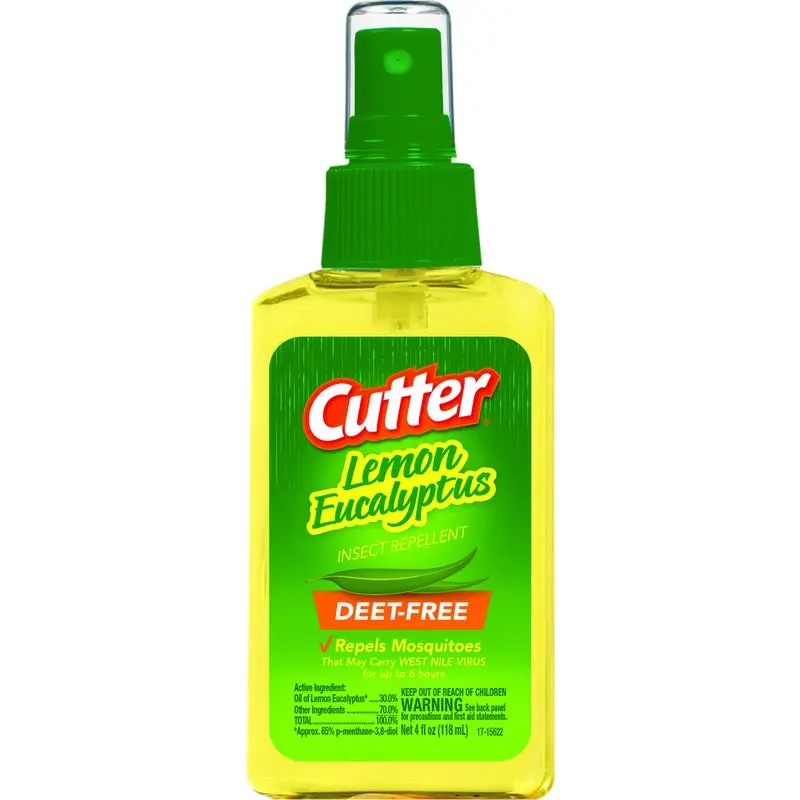 Cutter HG-96014 Lemon Eucalyptus Insect Repellent Liquid Mosquitoes 4 oz