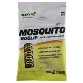 GoClip Personal Mosquito Repellent Clip-On Outdoor Protection Rescue