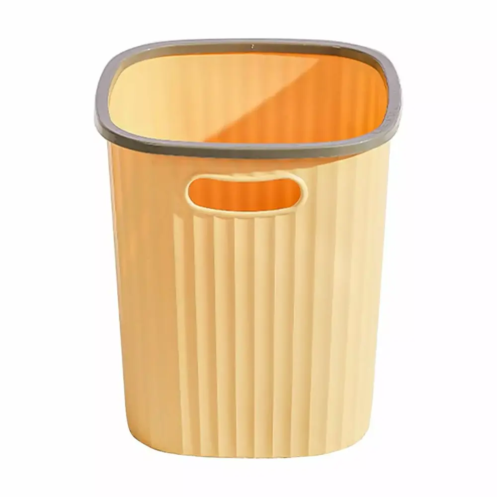 JOGZMZ Non-contact Bathroom Trash Can 17L Large Capacity Squares Thickened Living Room Garbage Bin