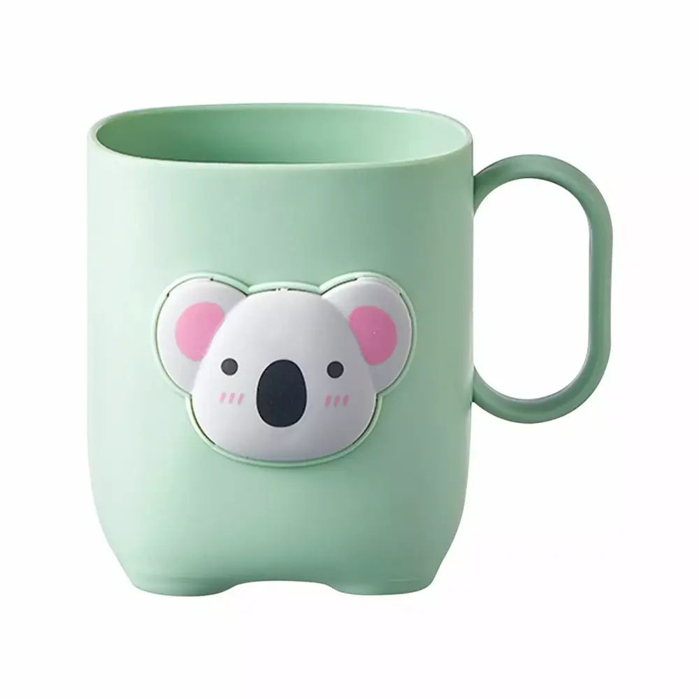 LnjYIGJ Travel Mouthwash Cup - Portable Cute Brushing Cylinder Plastic Cup Kids