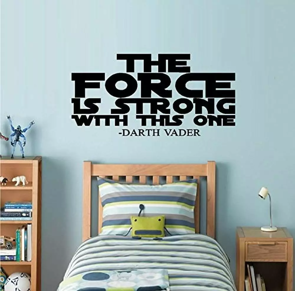 FORCE IS STRONG THIS ONE Star Wars Wall Decal 20 x 40 Best Priced Decals