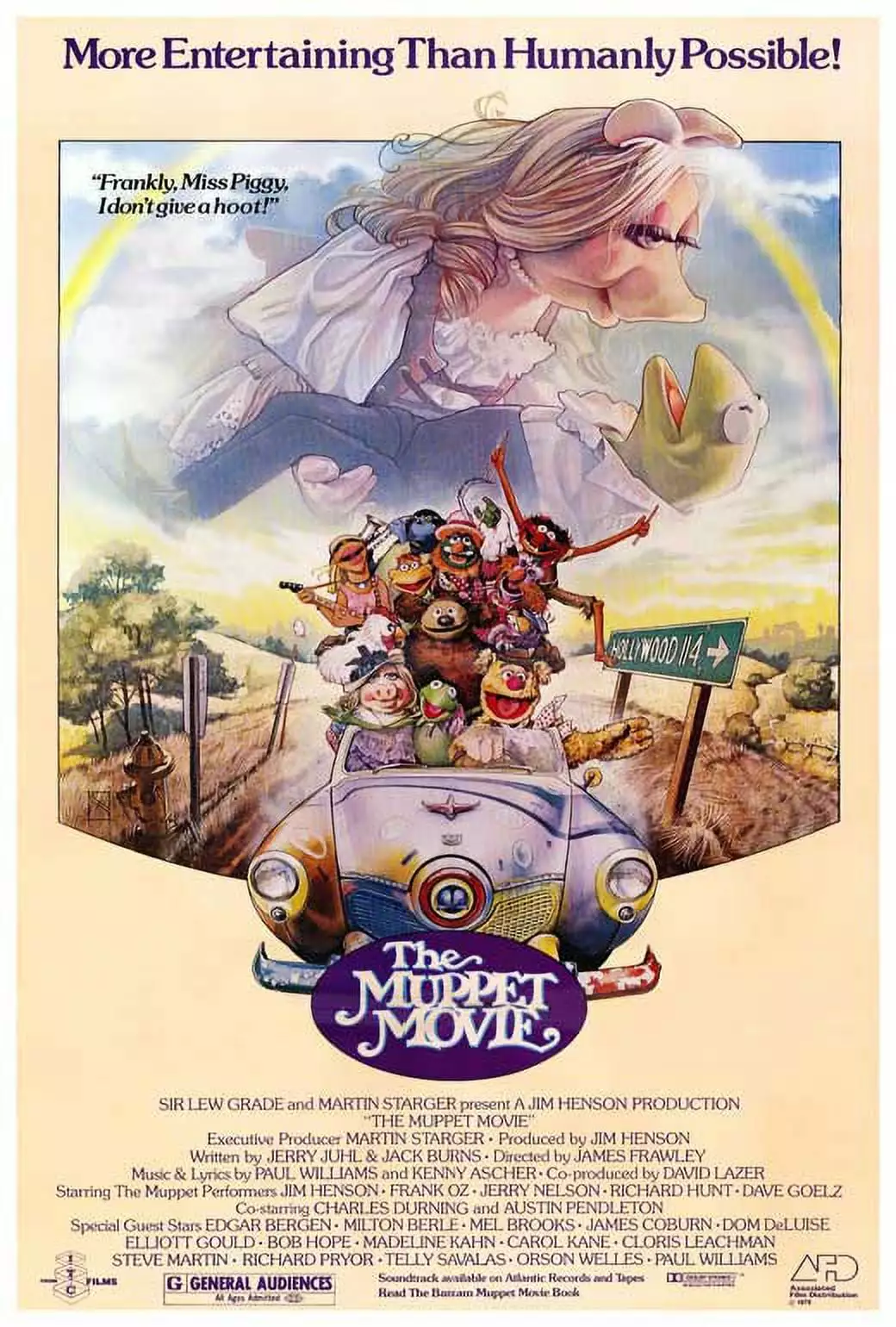 Muppet Movie 1979 Original 11x17 Movie Poster Collectible Film Memorabilia Pop Culture Graphics