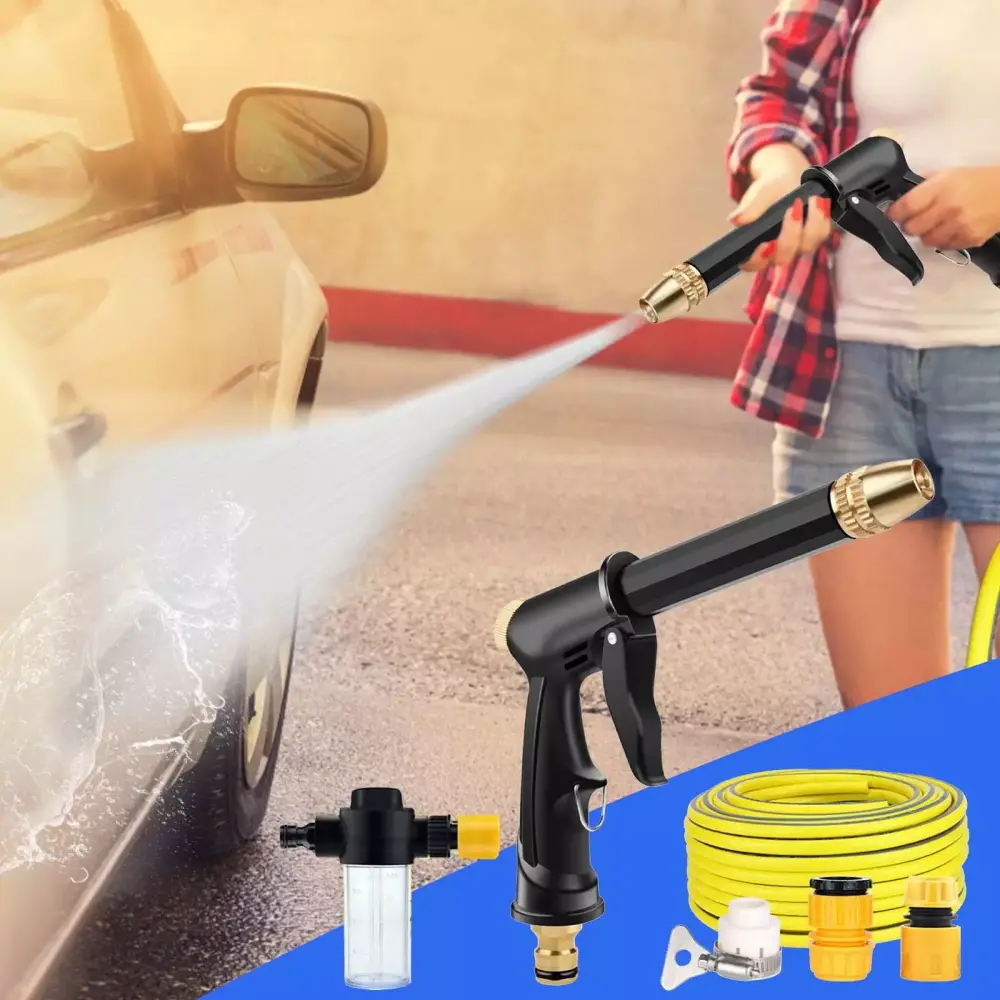 GAZHEK High Pressure Car Wash Water Set Home and Car Dual-Use Watering Flowers Cleaning Tool