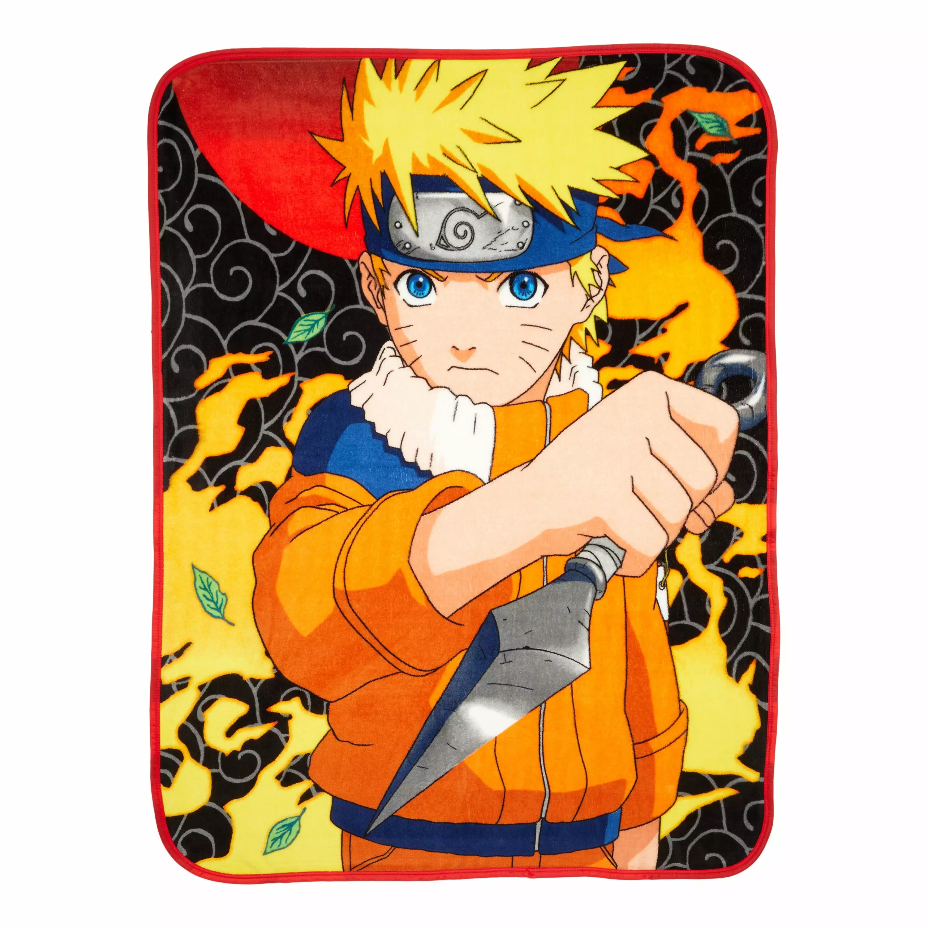 Naruto Kids Coral Fleece Throw Blanket 46 x60 Viz Media