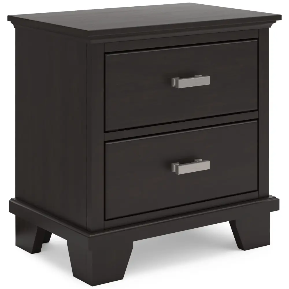 Diamond Contemporary Furniture Exclusive Design Covetown 2-Drawer Nightstand B441-92