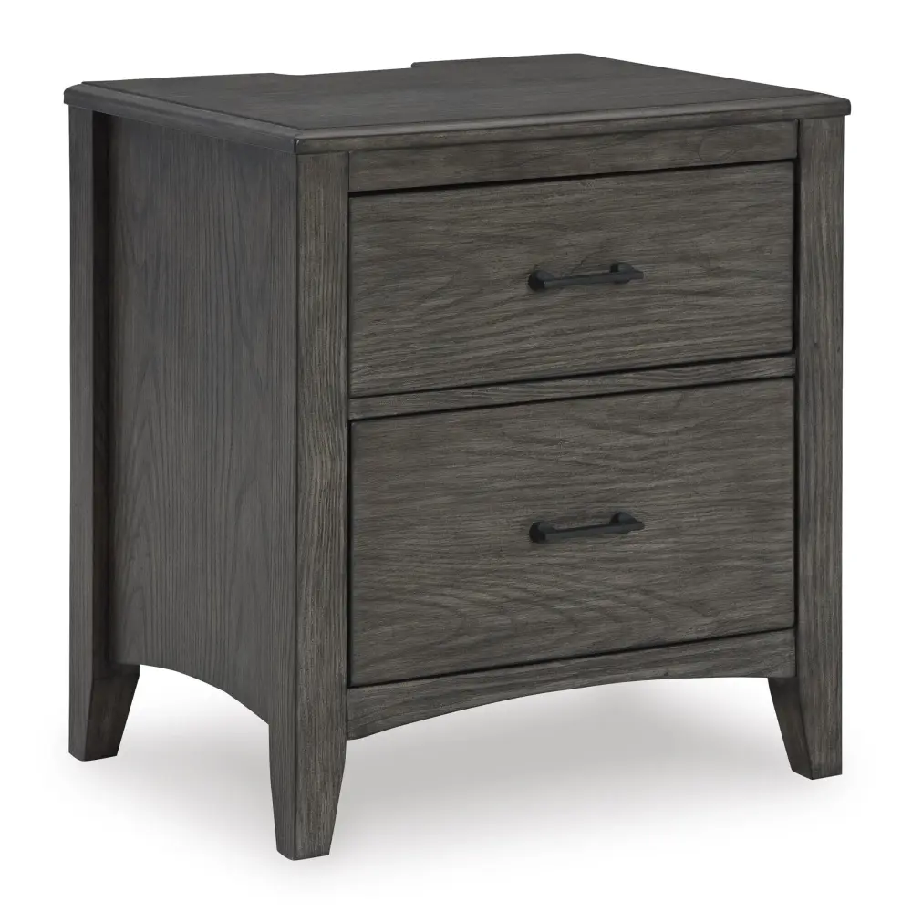 Diamond Contemporary Furniture Exclusive Design Montillan 2-Drawer Nightstand B651-92